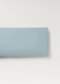 Children's washed cotton double-stitched pillowcase 45x110 cm