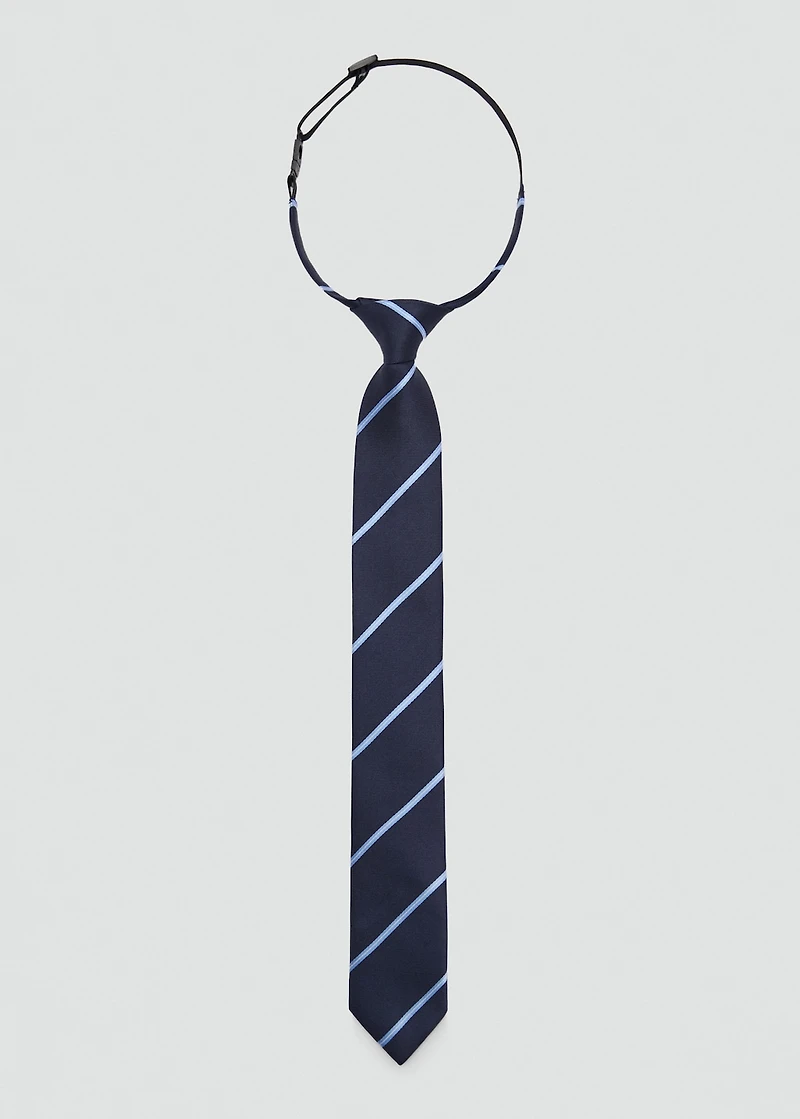 Striped tie