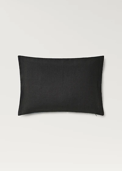 Two-tone linen cushion cover 40x60cm