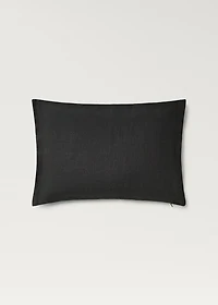 Two-tone linen cushion cover 40x60cm