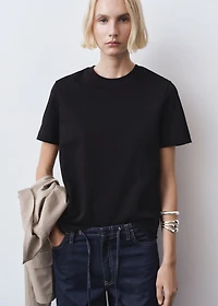 Short-sleeved cotton t-shirt