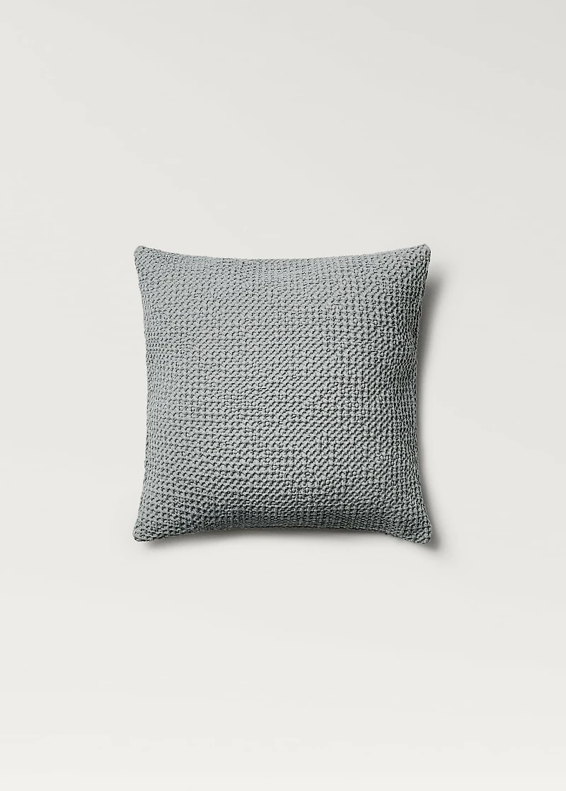 Children’s waffle-cotton garment-dyed cushion cover 40x40cm