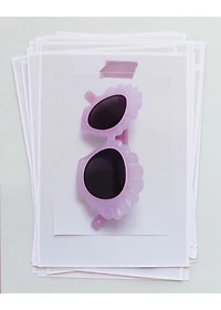 Sunglasses with shell-frame