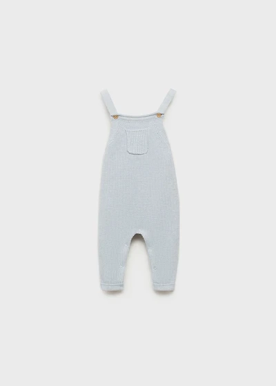 Long knitted dungarees