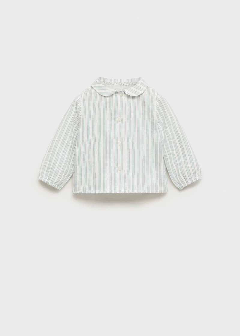 Striped cotton shirt