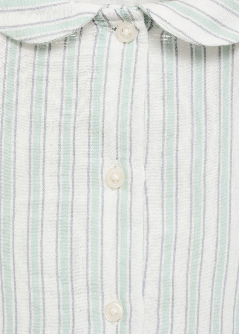 Striped cotton shirt