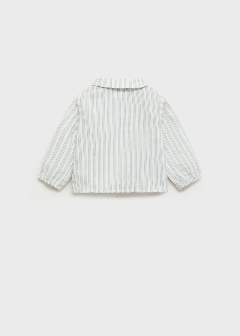 Striped cotton shirt