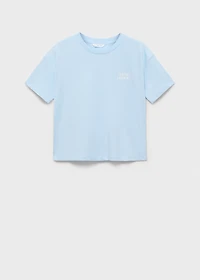 Message cotton T-shirt