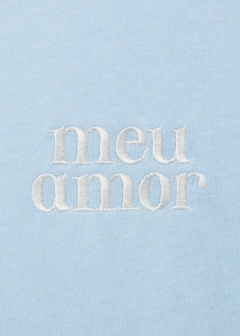 Message cotton T-shirt