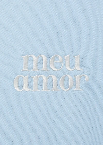 Message cotton T-shirt