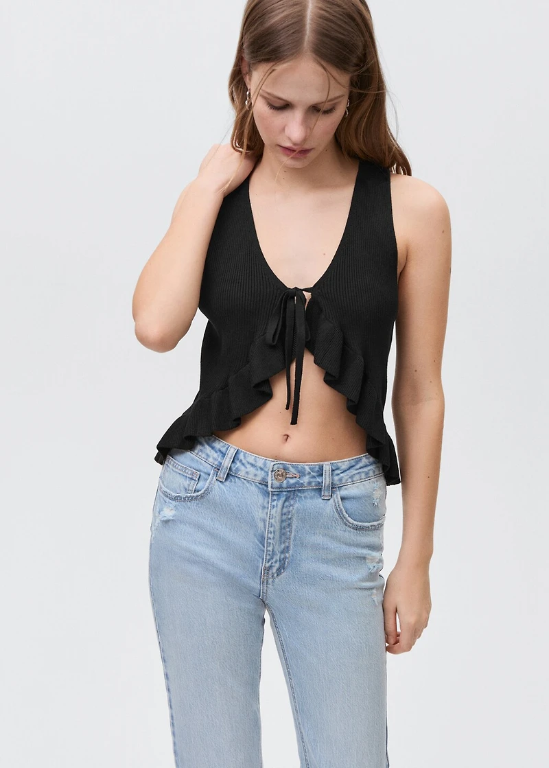 Bow crop top