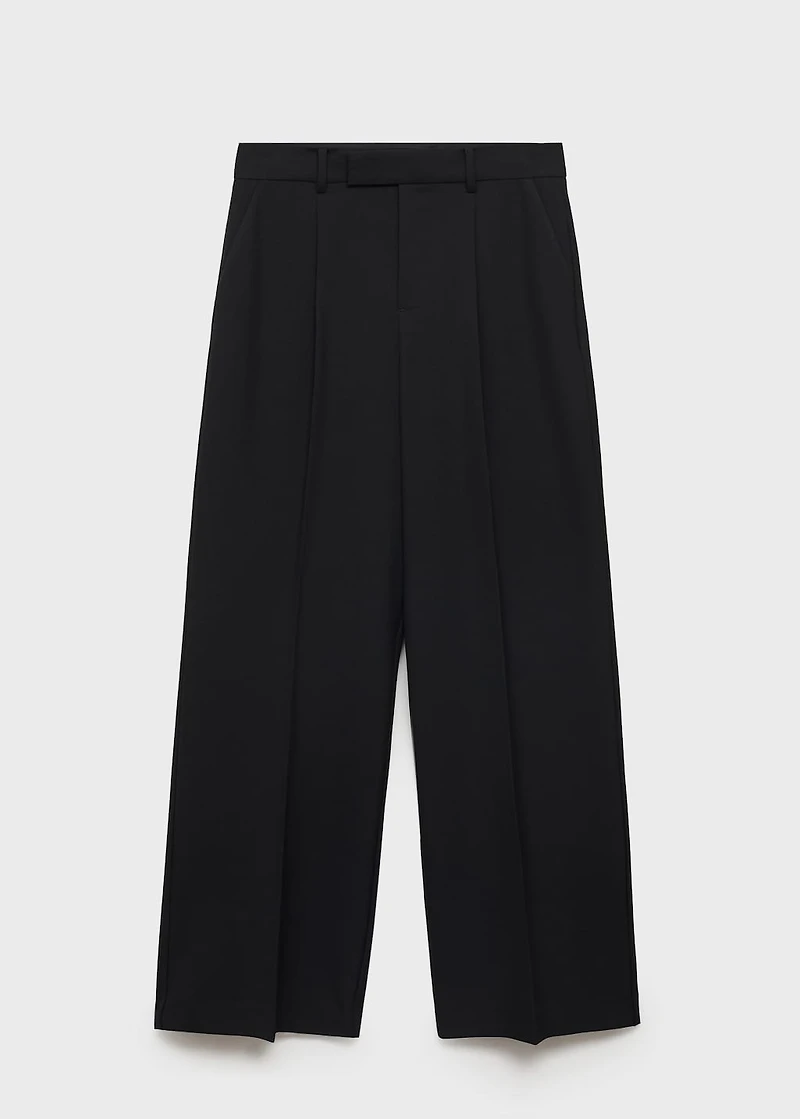 Straight suit trousers