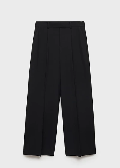 Straight suit trousers