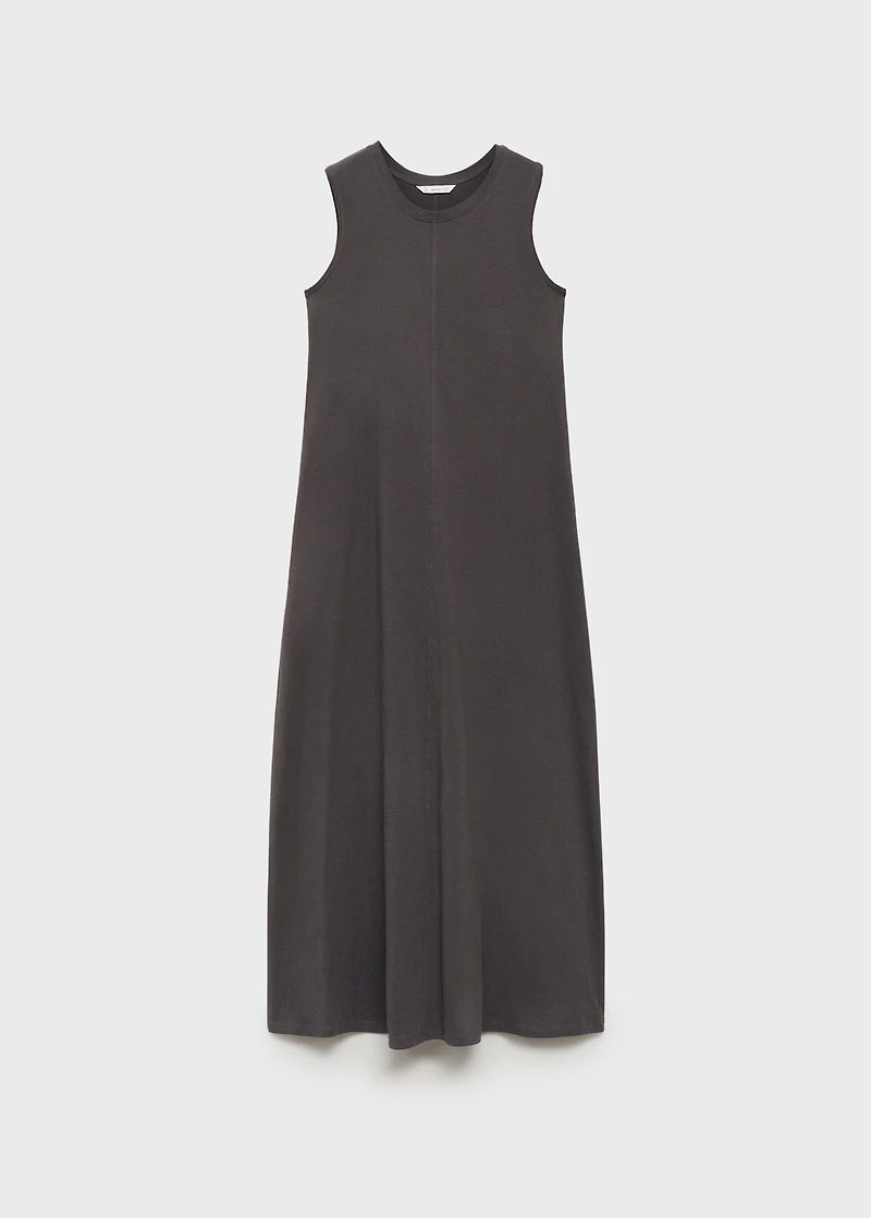 Sleeveless knitted dress