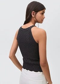 Broderie anglaise panel top