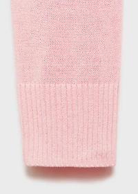 Linen-blend knitted sweater