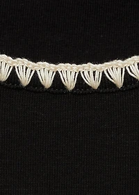 Cotton t-shirt with contrasting trim