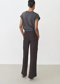 Studded V-neck t-shirt