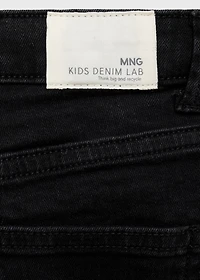 Straight-fit denim shorts