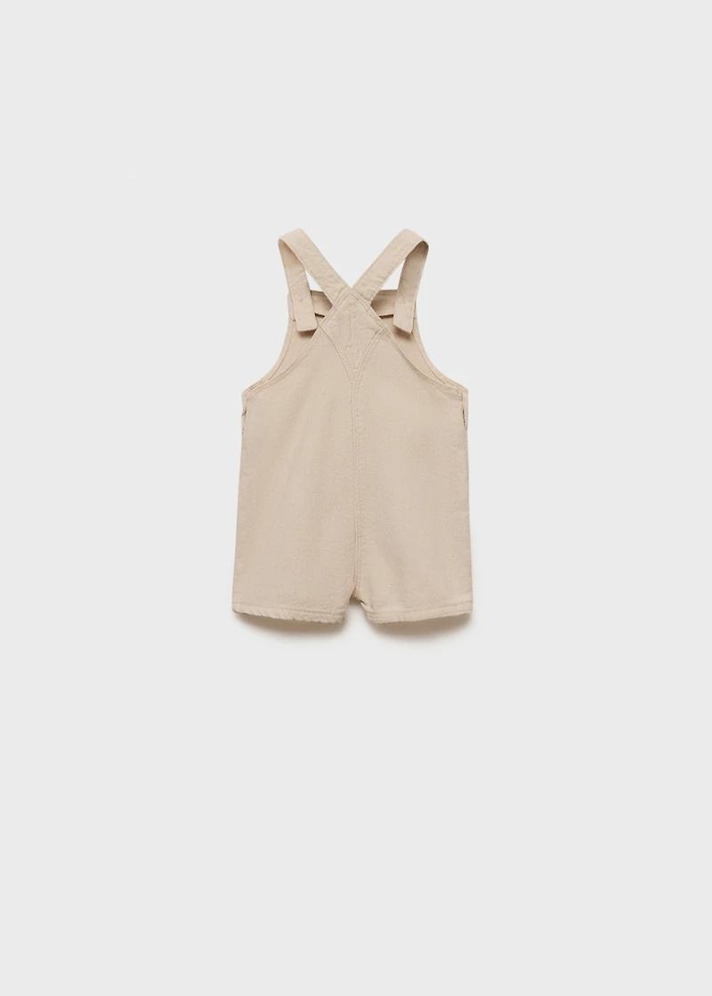 Cotton linen overalls