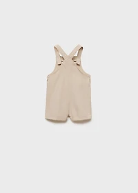 Cotton linen overalls