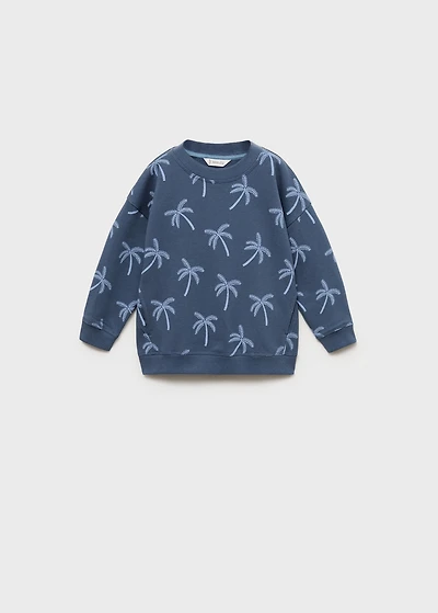 Palm trees printed sweatshirt