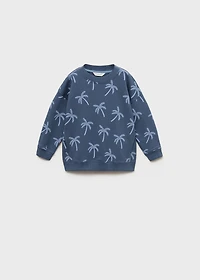 Palm trees printed sweatshirt