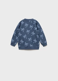 Palm trees printed sweatshirt