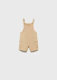 Knitted short dungarees