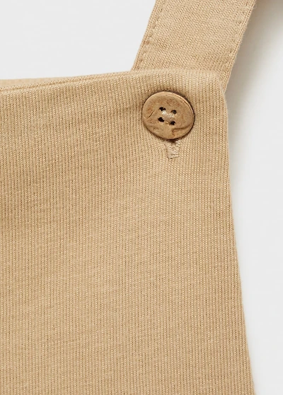 Knitted short dungarees