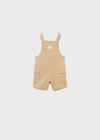 Knitted short dungarees