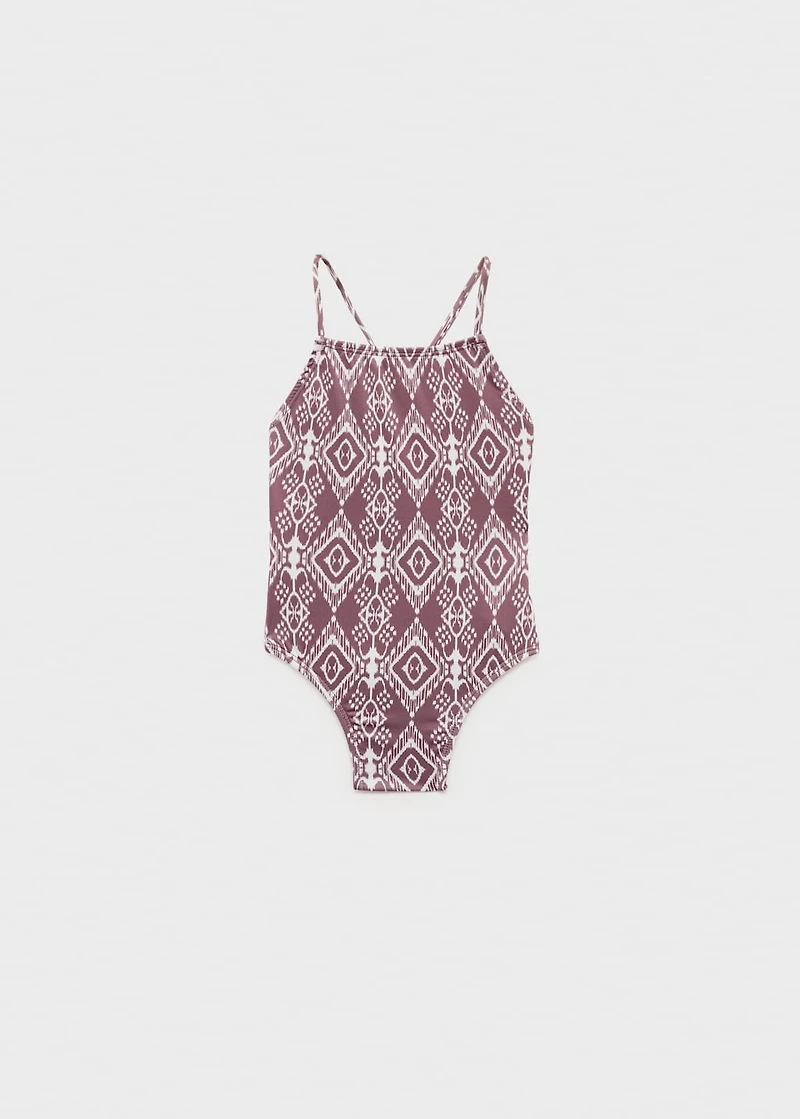 Ethnic-print swimsuit