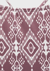 Ethnic-print swimsuit