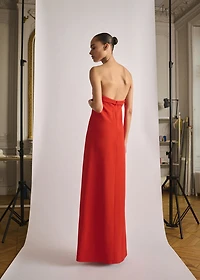 Strapless dress with sweetheart neckline