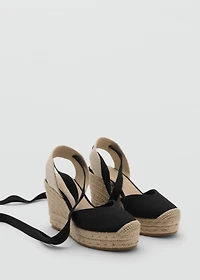 Lace-up espadrilles