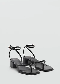 Strappy heeled sandals