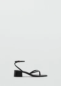 Strappy heeled sandals