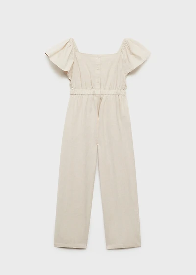 Jumpsuit with crochet detail