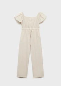 Jumpsuit with crochet detail