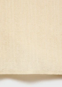 Polo-neck knitted top