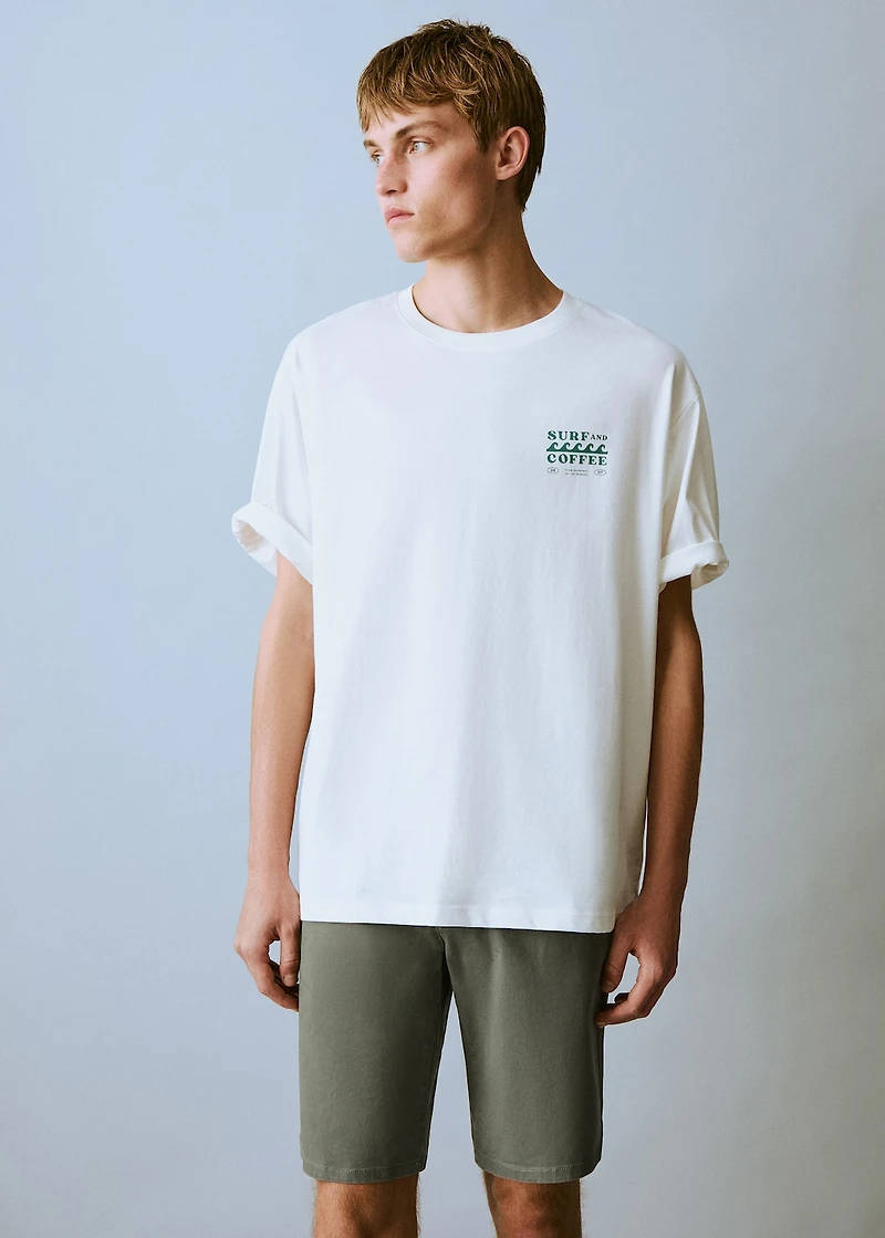 Short-sleeved printed t-shirt