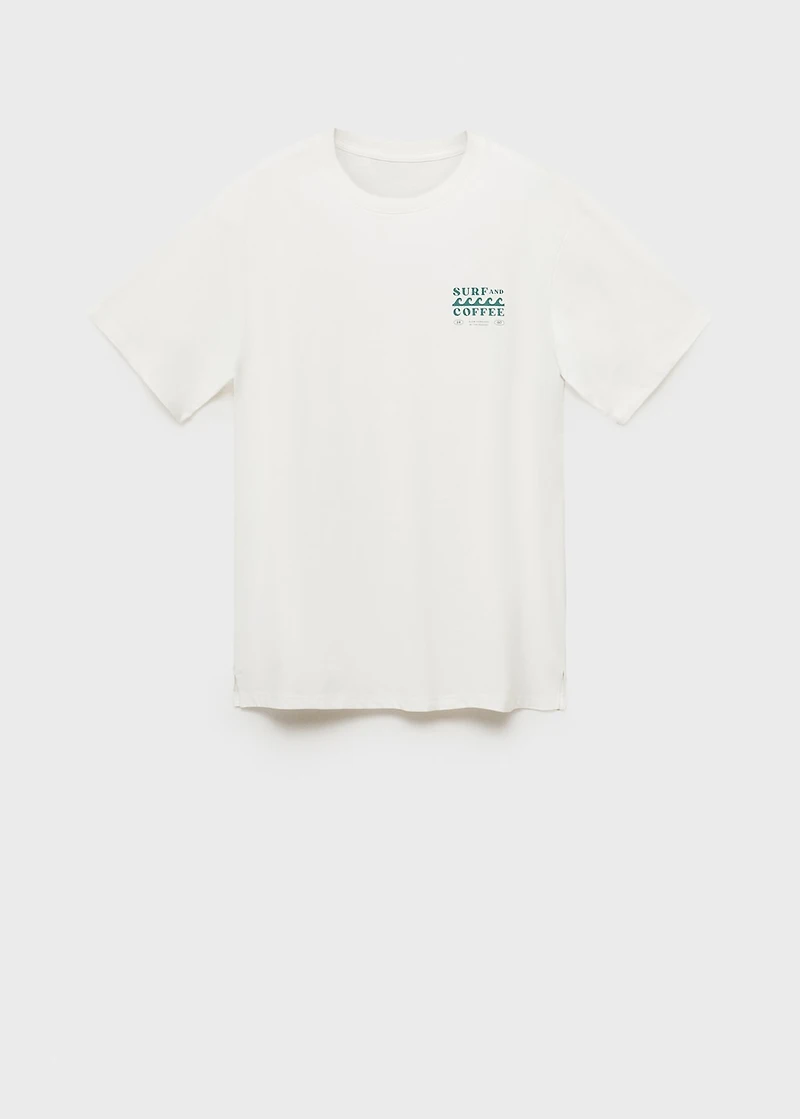 Short-sleeved printed t-shirt