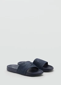 Camouflage-style flip-flops