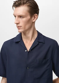 Lyocell shirt with pocket
