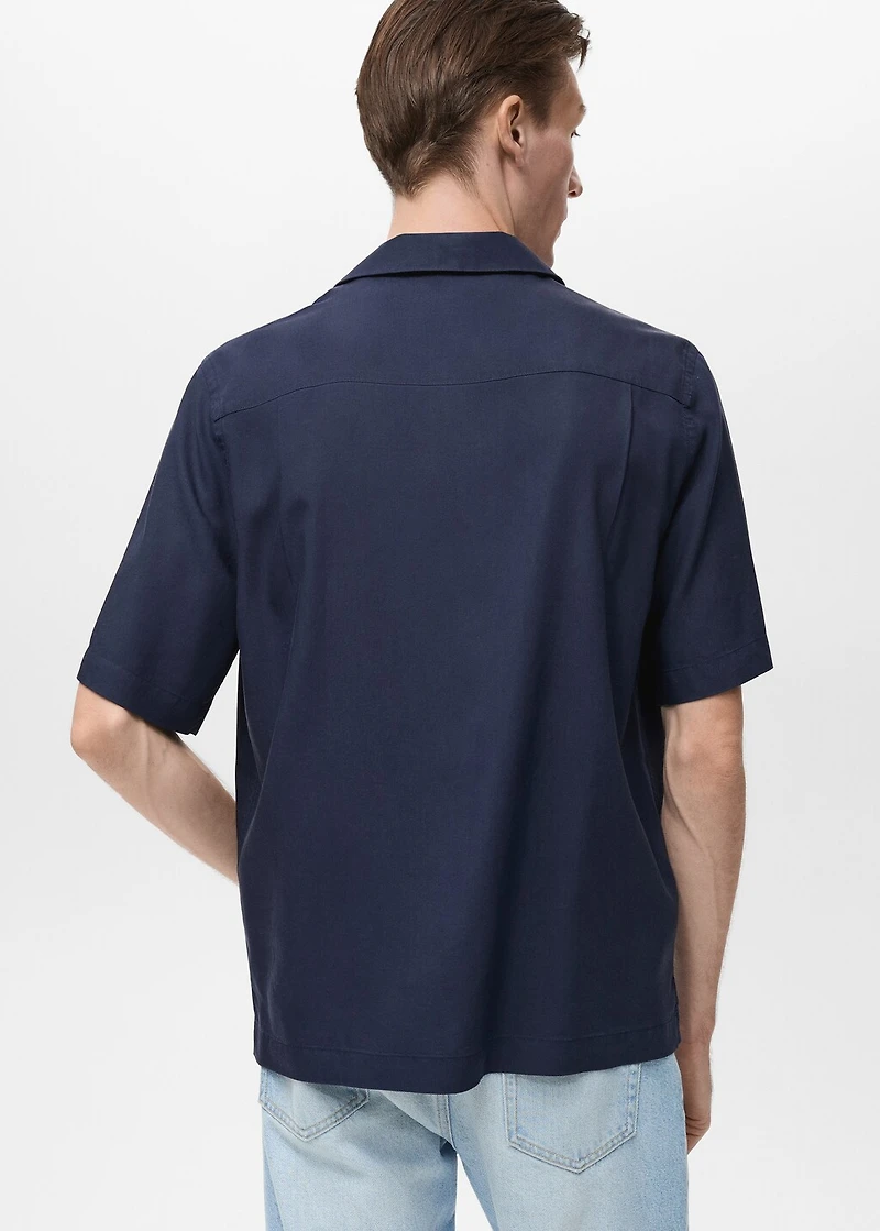 Lyocell shirt with pocket