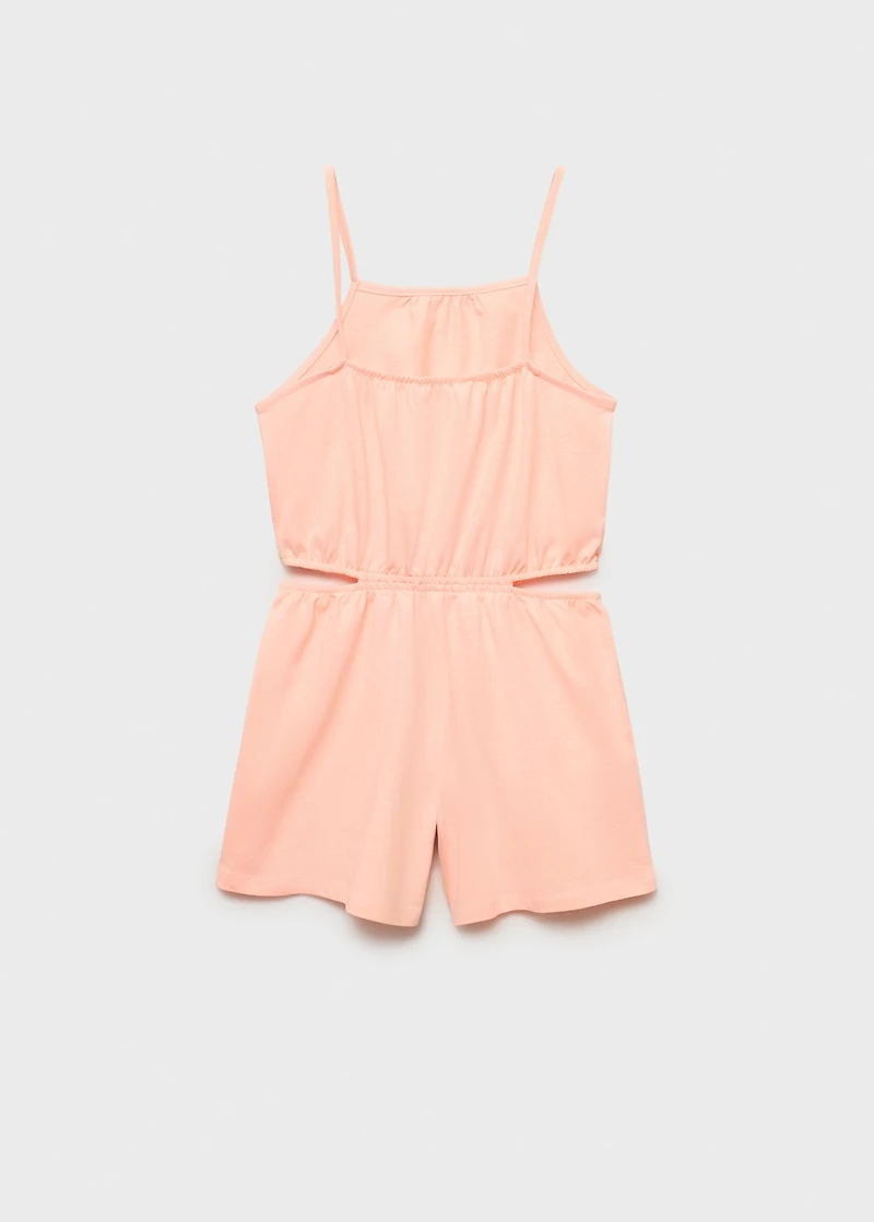 Jumpsuit with side slits