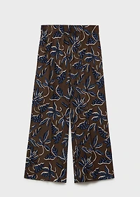 Printed culotte pants
