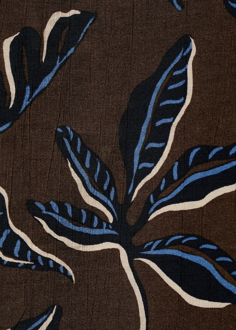 Printed culotte pants