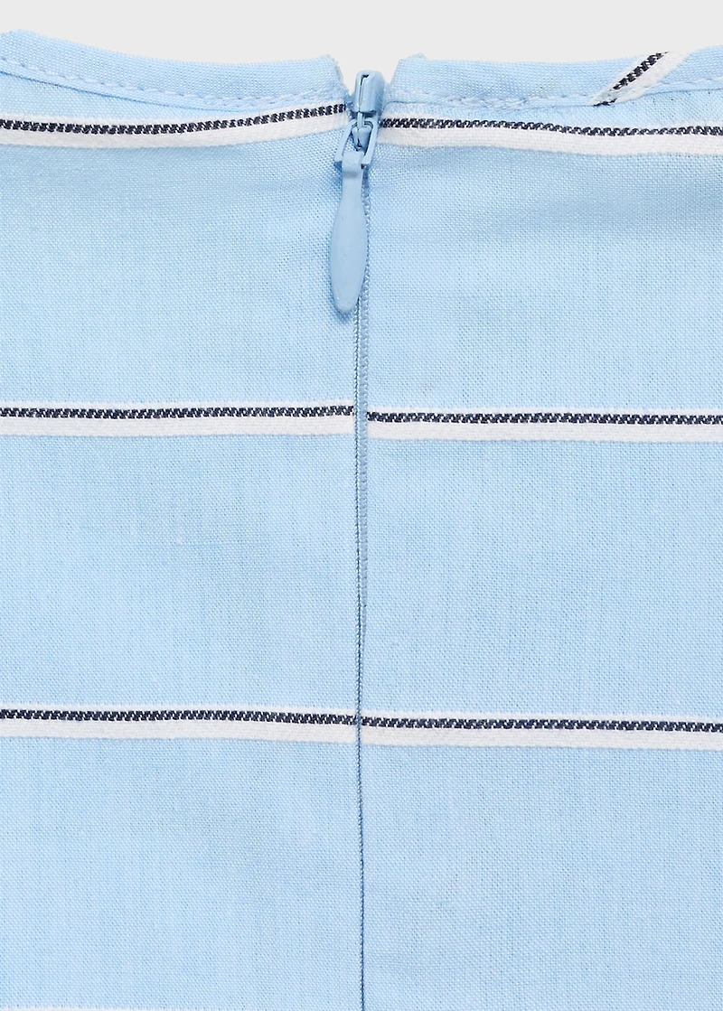 Striped cotton blouse