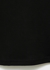 Lyocell top with contrasting trim